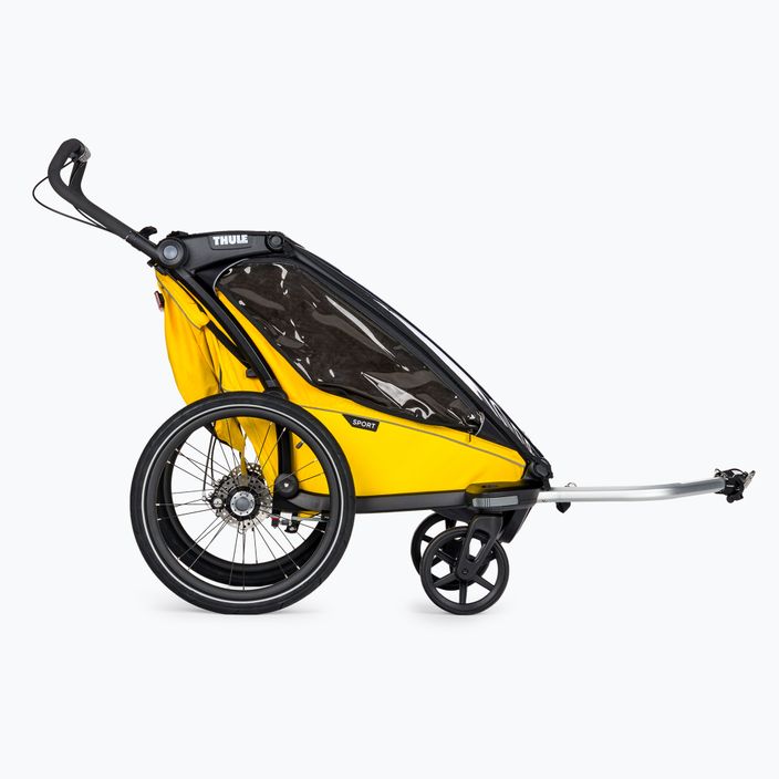 Thule Chariot Sport 1 rimorchio per bicicletta per una sola persona giallo 10201022 2