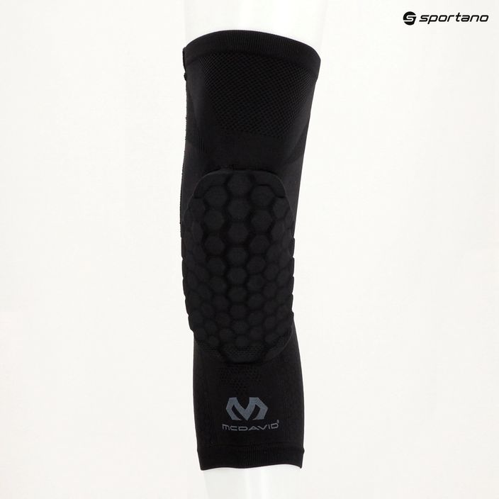 McDavid Elite Hex Leg Sleeve protezioni ginocchio nero 7