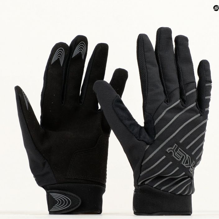 Oakley Drop In MTB Glove 2.0 blackout/uniform grey guanti da ciclismo da uomo 7