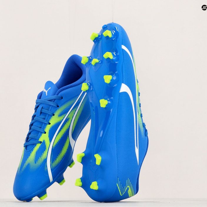 PUMA Ultra Play FG/AG scarpe da calcio per bambini ultra blu/puma bianco/verde 15