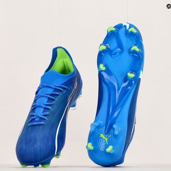 PUMA Ultra Ultimate FG/AG scarpe da calcio uomo ultra blu/puma bianco/verde 18