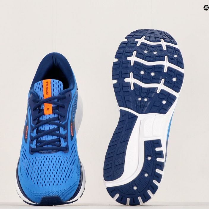 Brooks Trace 2 scarpe da corsa uomo palazzo blu/blu profondità/arancio 10