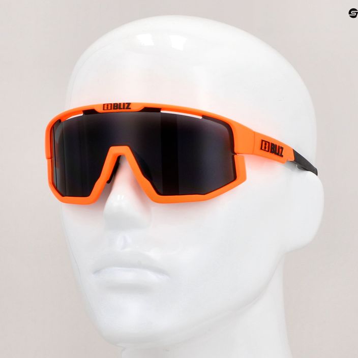 Occhiali da sole Bliz Fusion opachi arancione neon/fumo 10