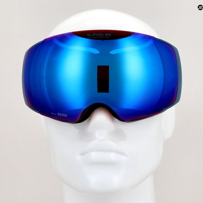 Quiksilver Greenwood S3 majolica blue/clux red mi occhiali da snowboard 10