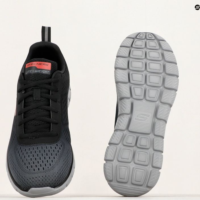 SKECHERS Track Ripkent nero/carbone scarpe da uomo 9