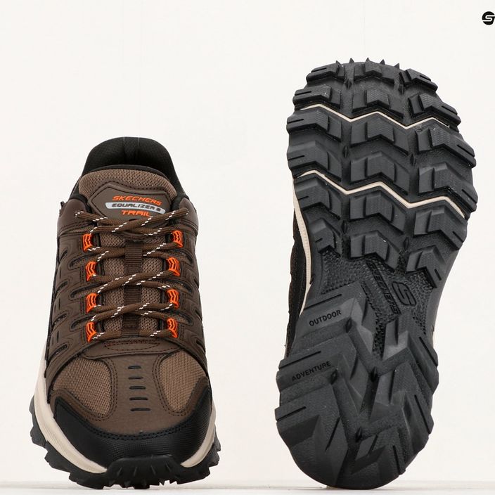 SKECHERS scarpe da uomo Equalizer 5.0 Trail Solix marrone/arancio 14