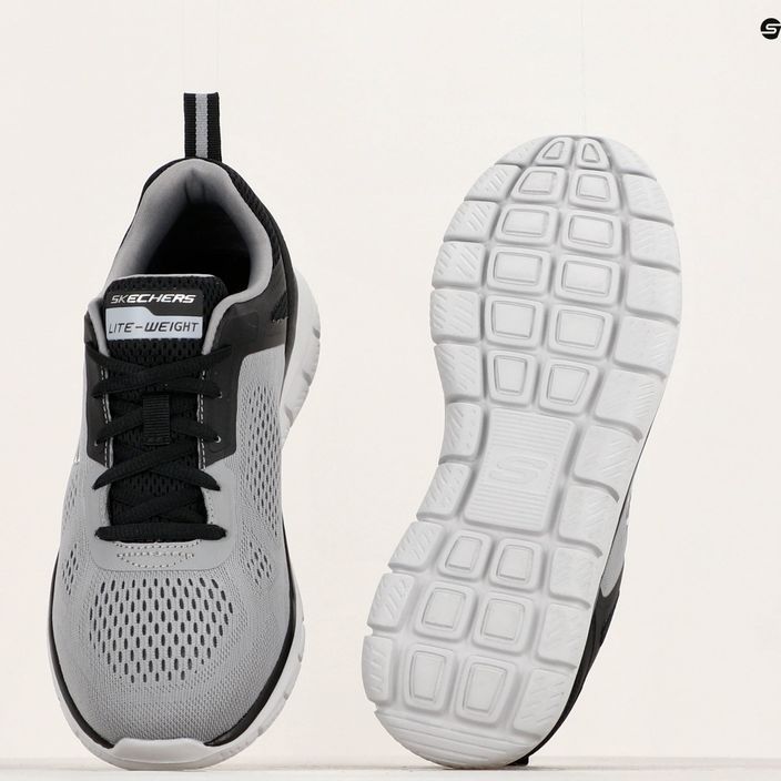 SKECHERS Track Broader scarpe da uomo grigio/nero 13