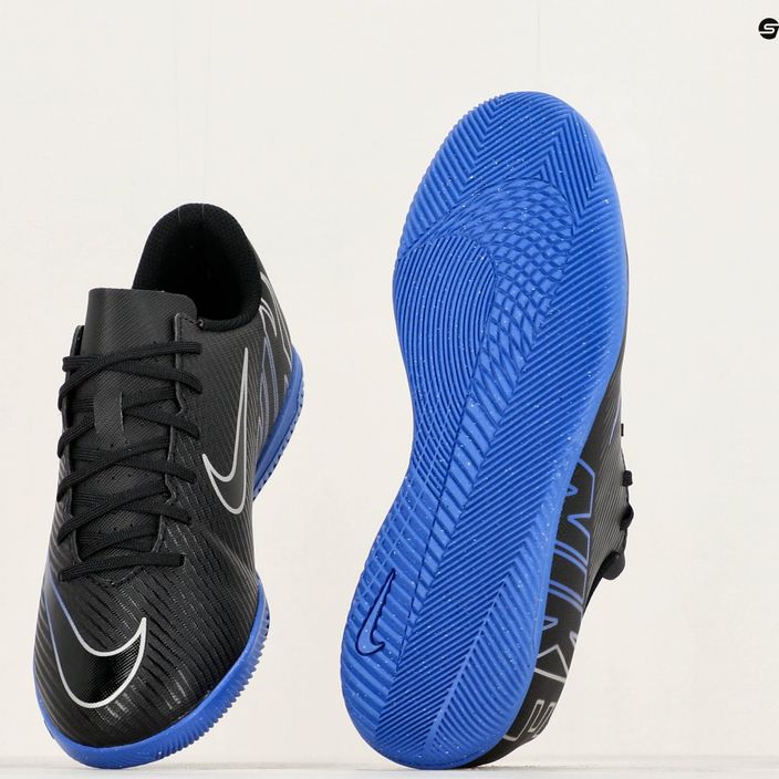 Nike JR Mercurial Vapor 15 Club IC nero / cromo / iper reale scarpe da calcio 8