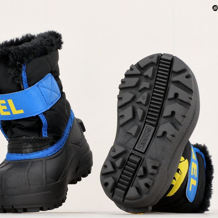 Sorel Snow Commander, stivali da neve per bambini, nero/super blu 15