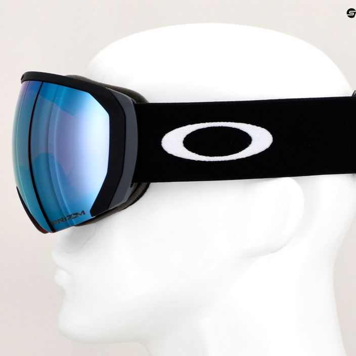 Oakley Flight Path L nero opaco/prizm snow sapphire iridium occhiali da sci 10