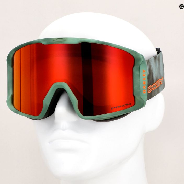 Oakley Line Miner L permanente sandbech signature/prizm torch iridium occhiali da sci 7