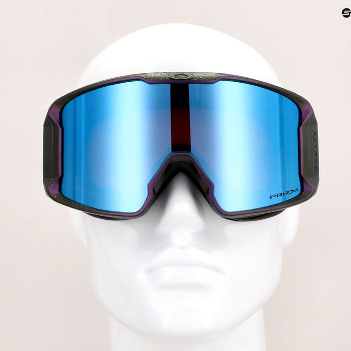 Oakley Line Miner M fractel lilac/prizm sapphire iridium occhiali da sci 7