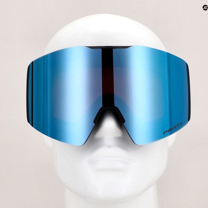 Oakley Fall Line L nero opaco/prizm snow sapphire iridium occhiali da sci 10