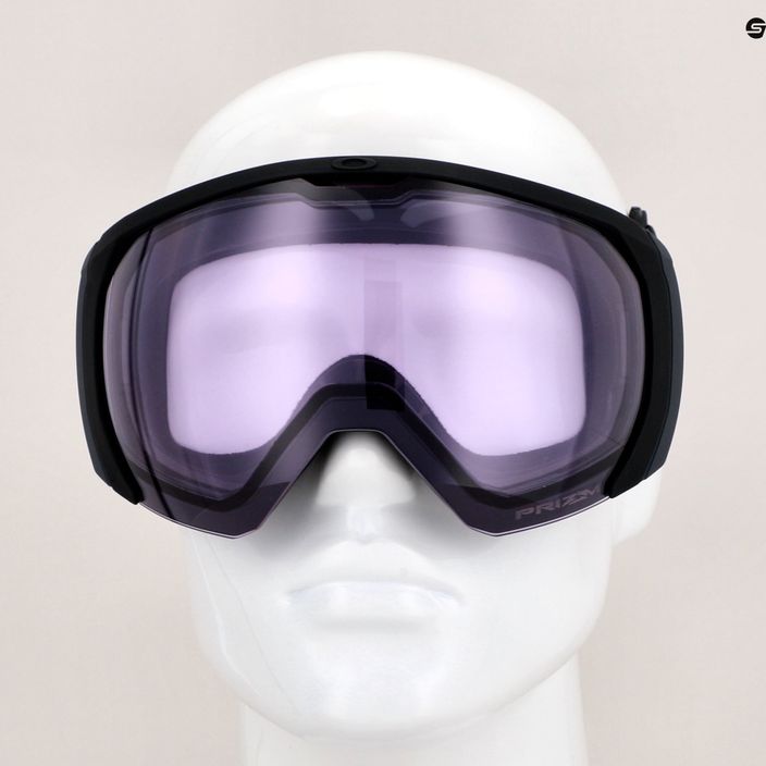 Occhiali da sci Oakley Flight Path L nero opaco/prizm neve trasparente 10