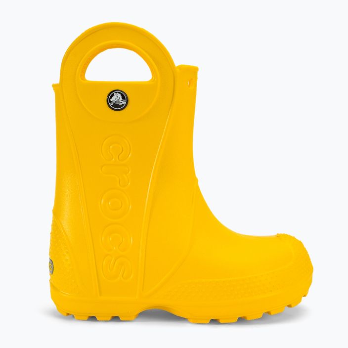 Crocs Handle Rain Boot Bambini giallo 2