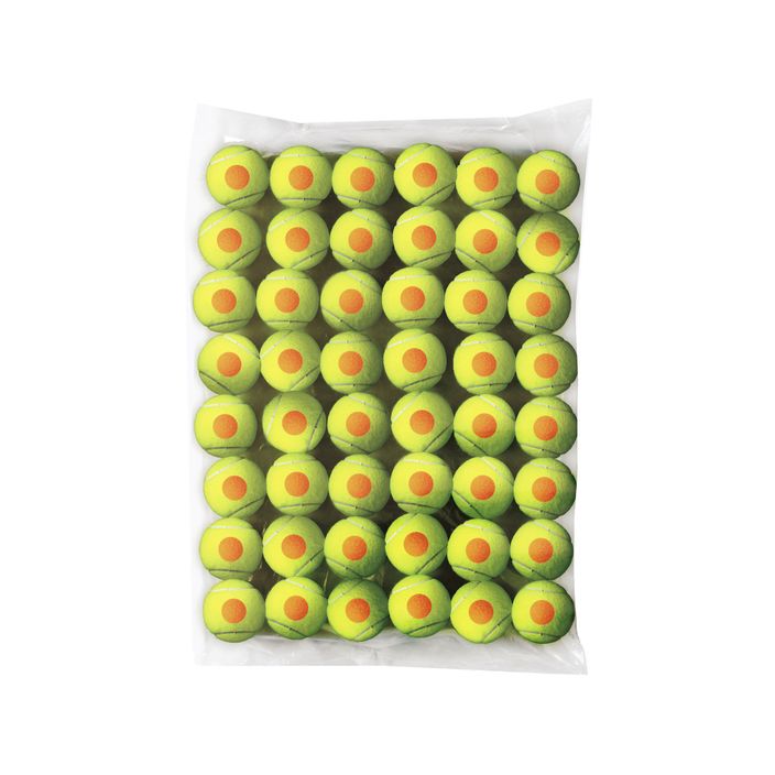 Palline da tennis Wilson Starter Orange Tball per bambini 48 pezzi giallo WRT13730B 2