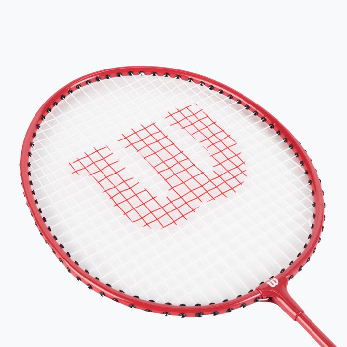 Wilson Tour Set di racchette da badminton 4 pezzi rosso WRT844400 4