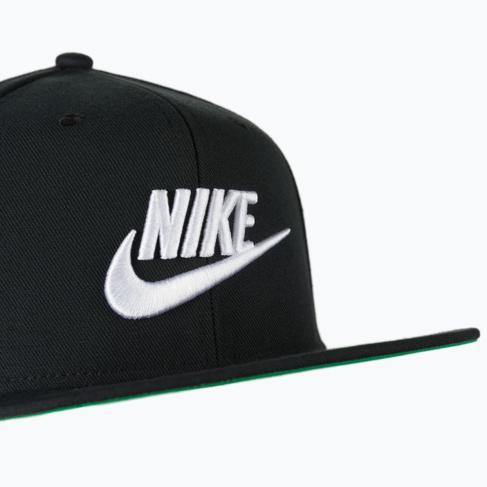 Cappellino Nike Pro Futura nero/verde pino/nero/bianco 3