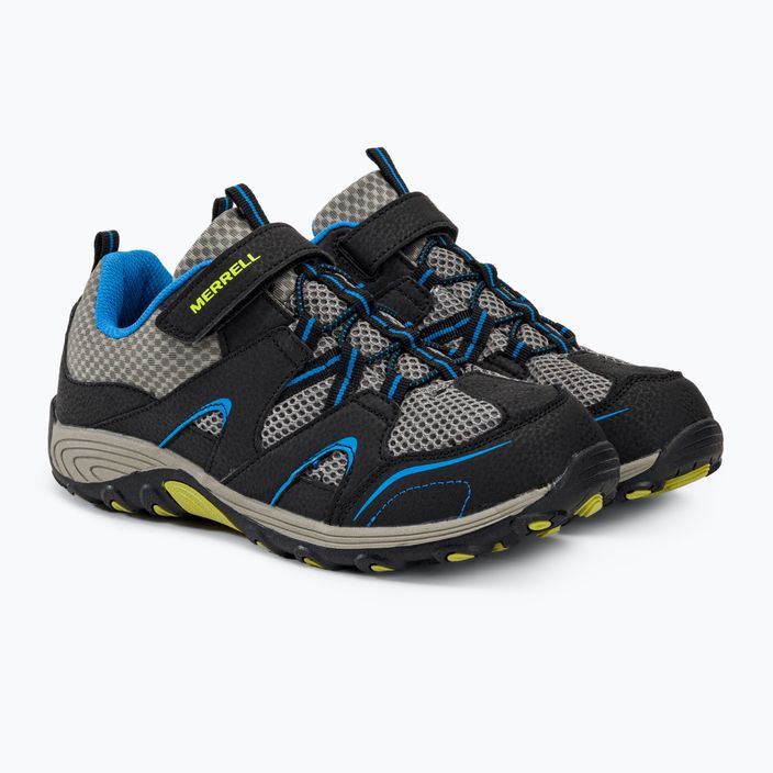 Merrell Trail Chaser, scarpe da trekking per bambini, nero/blu 4