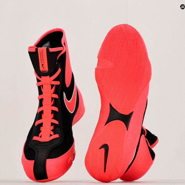 Nike Machomai 2, scarpe da boxe di colore cremisi/bianco/nero 8