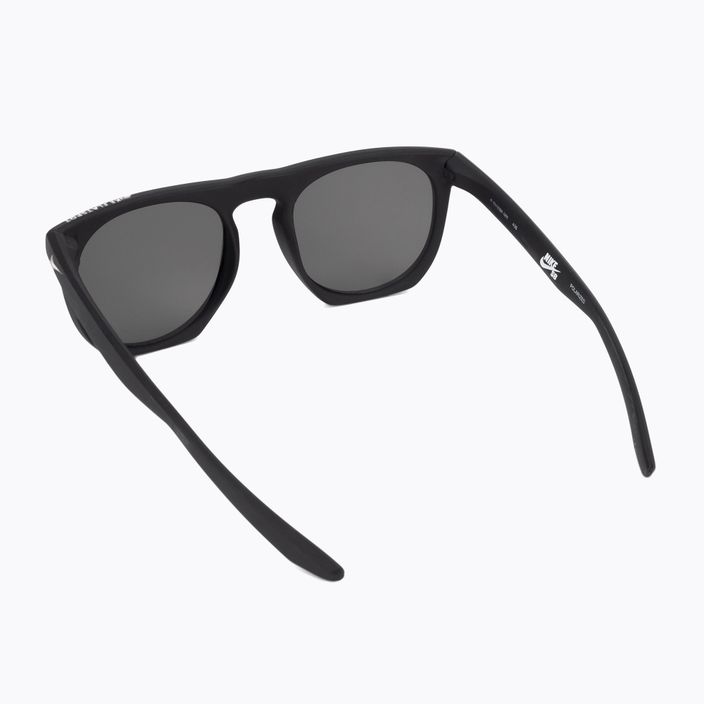 Occhiali da sole con lenti polarizzate Nike Flatspot P nero opaco/grigio argento 2