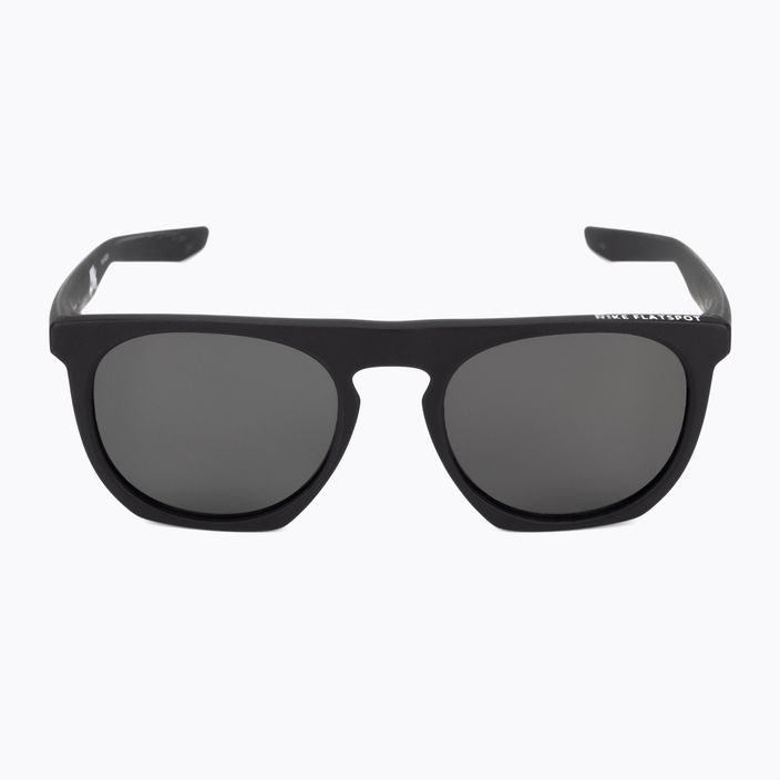 Occhiali da sole con lenti polarizzate Nike Flatspot P nero opaco/grigio argento 3