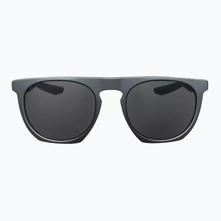 Occhiali da sole con lenti polarizzate Nike Flatspot P nero opaco/grigio argento 5