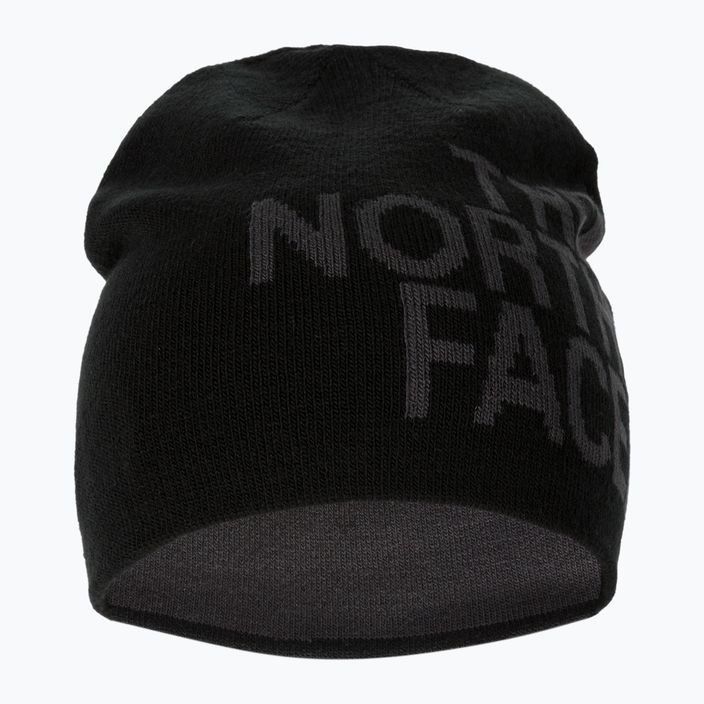 The North Face Berretto invernale reversibile TNF Banner nero/grigio asfalto 2