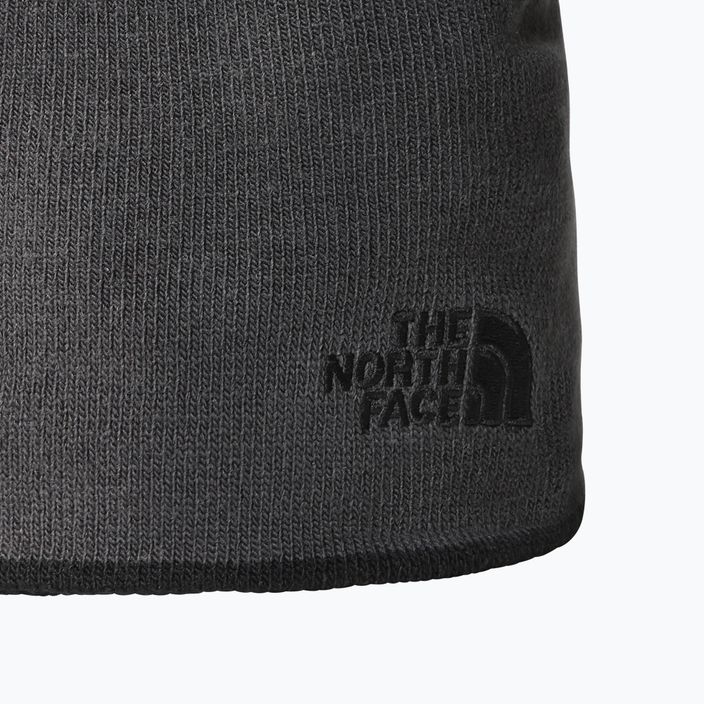 The North Face Berretto invernale reversibile TNF Banner nero/grigio asfalto 10