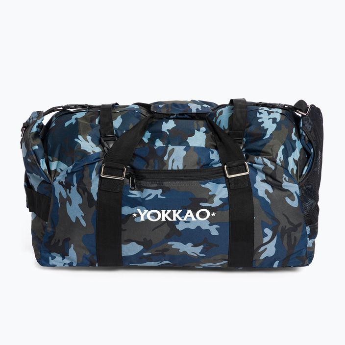 Borsa da ginnastica convertibile YOKKAO Camo blu