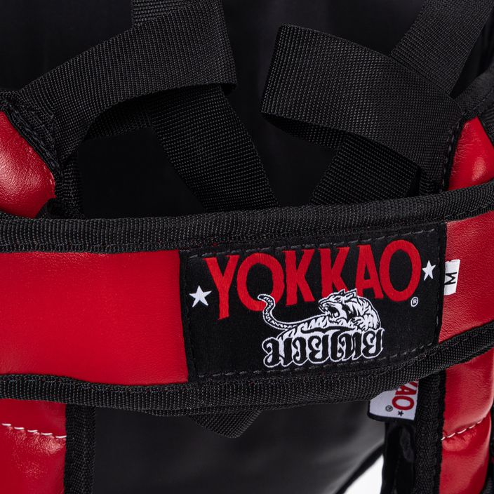 YOKKAO Protezione corpo boxe rosso 4