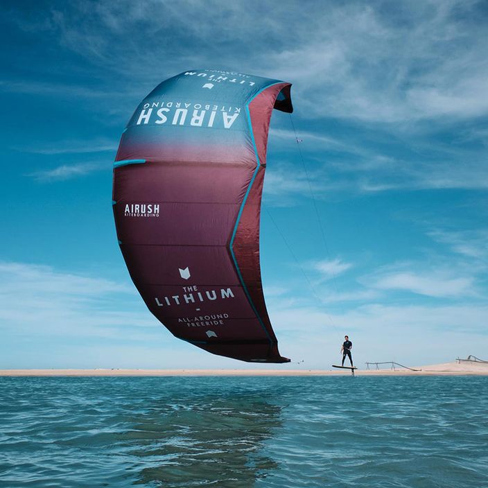 Airush Lithium V13 rosso/teal kite per kitesurfing 3