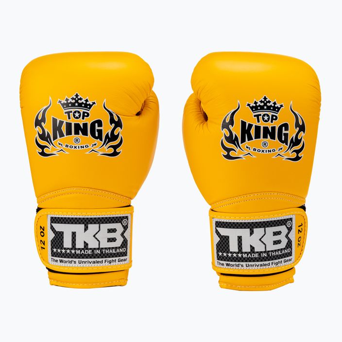 Guanti da boxe Top King Muay Thai Super Air giallo