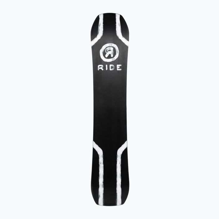 Snowboard RIDE Smokescreen nero/bianco 4