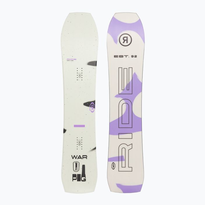 Snowboard RIDE Warpig bianco/viola