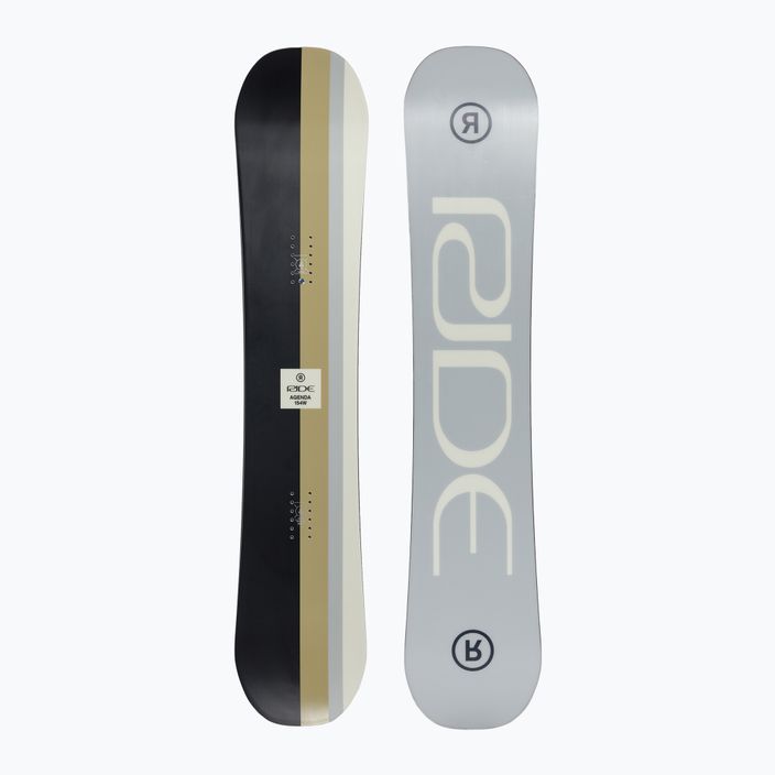 Snowboard RIDE Agenda nero/marrone/grigio