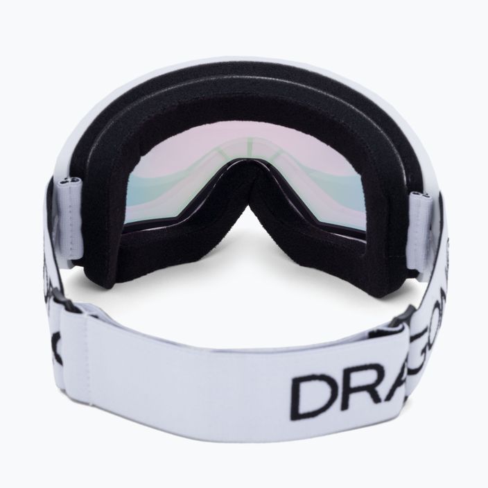 Occhiali da sci DRAGON DX3 OTG bianco/lumalens pink ion 3