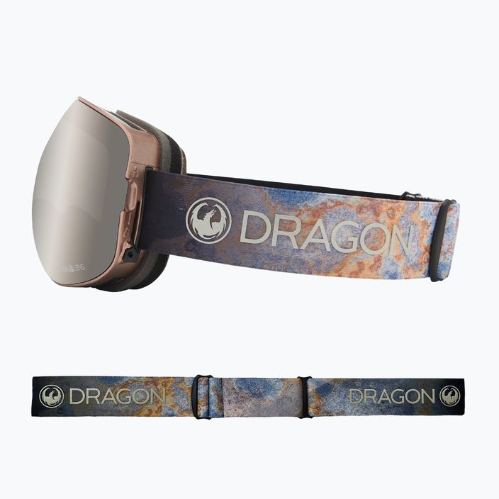 Occhiali da sci DRAGON X2 ardesia/lumalens argento ionico/ambra 40454-030 8