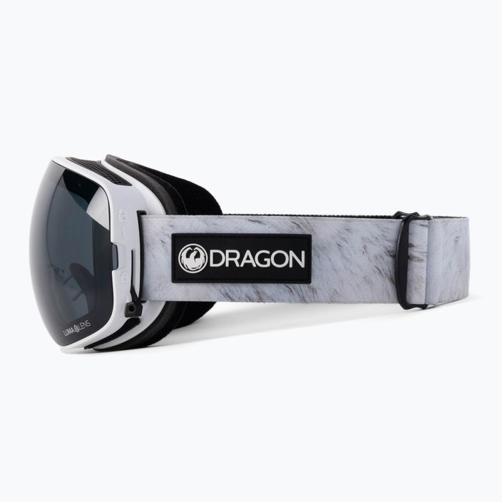 DRAGON X2S occhiali da sci invernali lepre/lumalens dark smoke/lumalens rose 40455-109 5