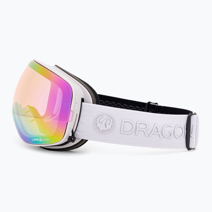 Occhiali da sci DRAGON X2S lilla/lumalens pink ion/fumo scuro 5