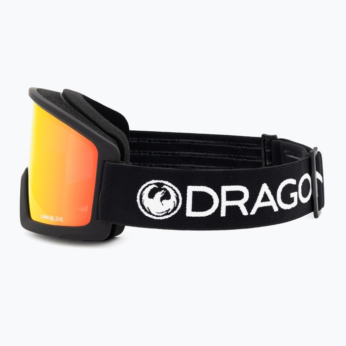 DRAGON DX3 L OTG nero/lumalens red ion occhiali da sci 4