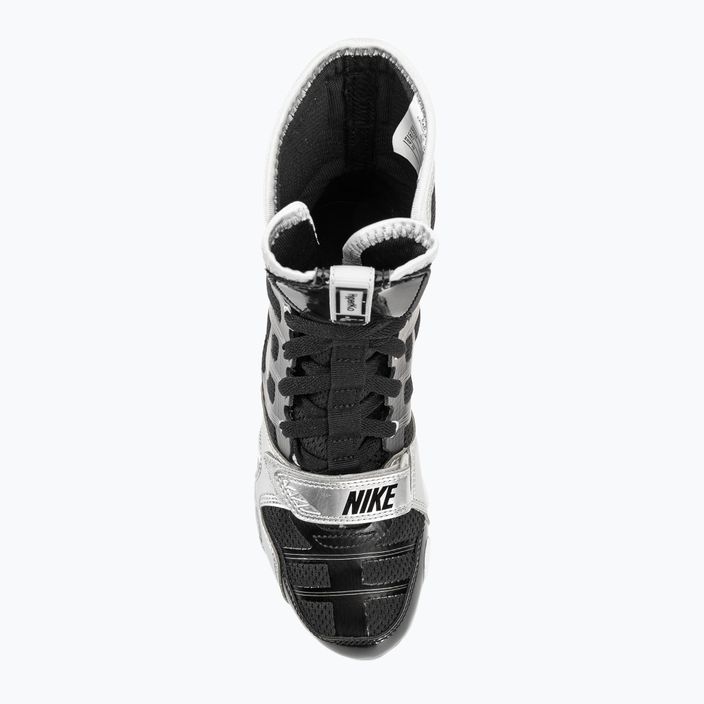Scarpe da boxe Nike Hyperko MP nero/argento riflettente 6