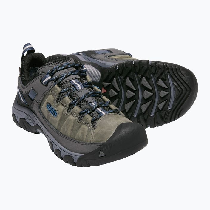 KEEN Targhee III WP scarpe da trekking da uomo grigio acciaio/blu capitano 14