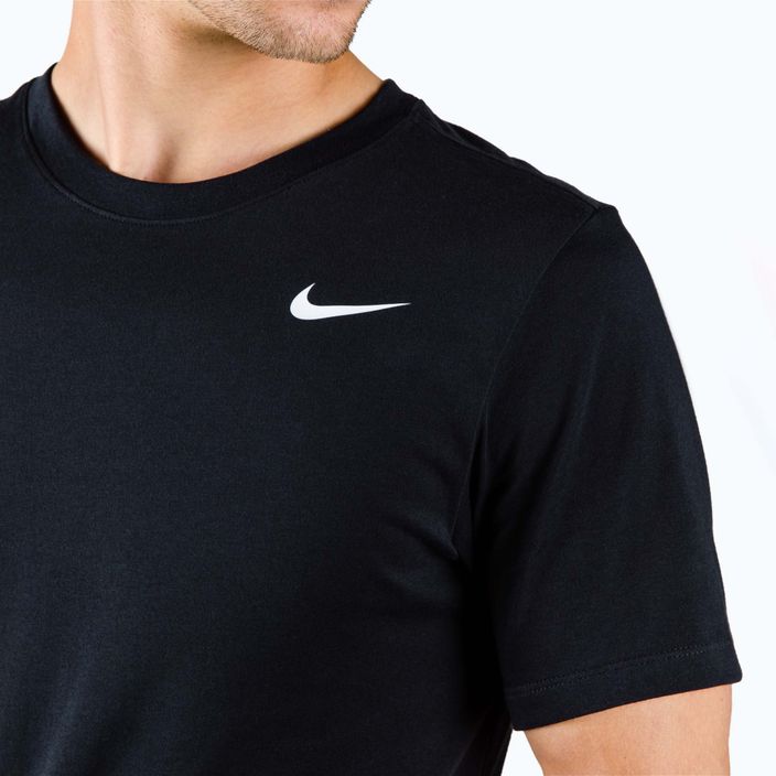 Maglietta da allenamento Nike Dri-Fit da uomo, bianco/nero 4