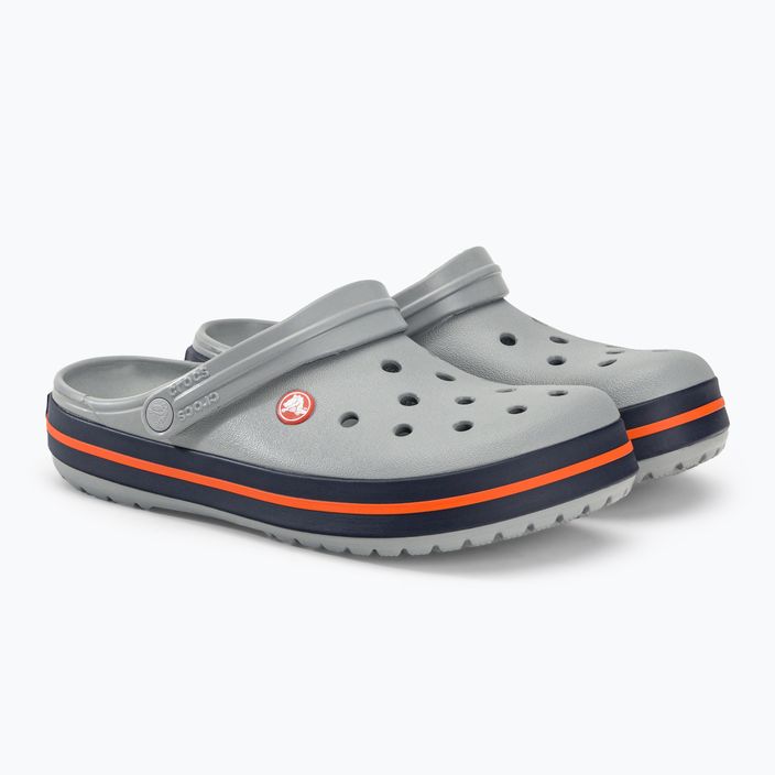 Crocs Crocband infradito grigio chiaro/navy 5