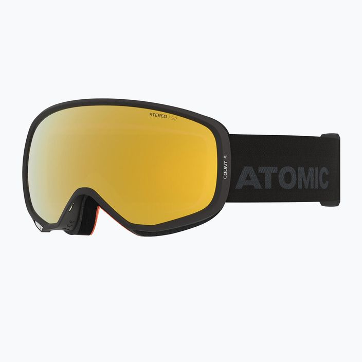 Atomic Count S Stereo occhiali da sci nero/giallo stereo 6