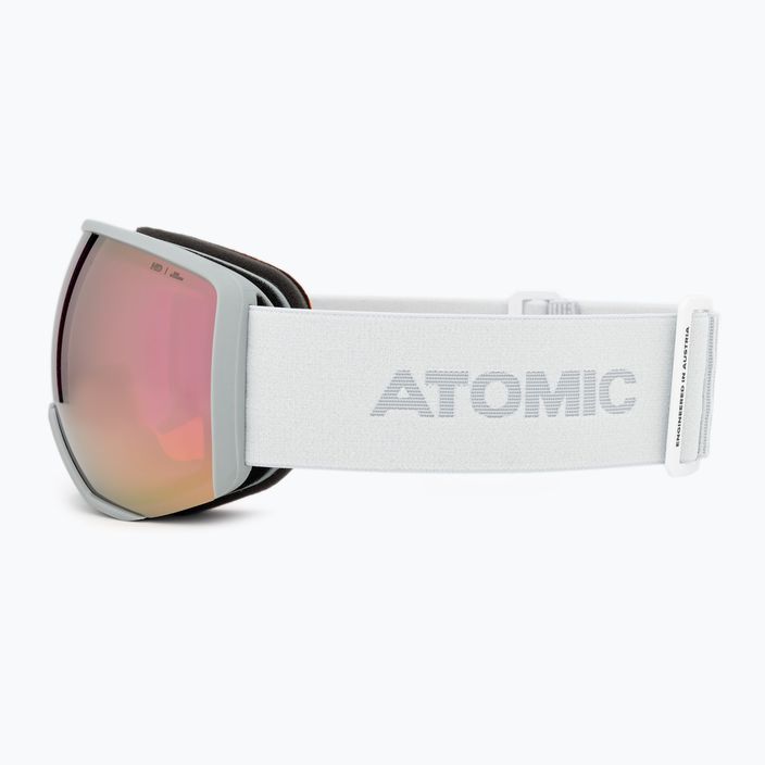 Occhiali da sci Atomic Revent L HD grigio chiaro/rosa rame 4