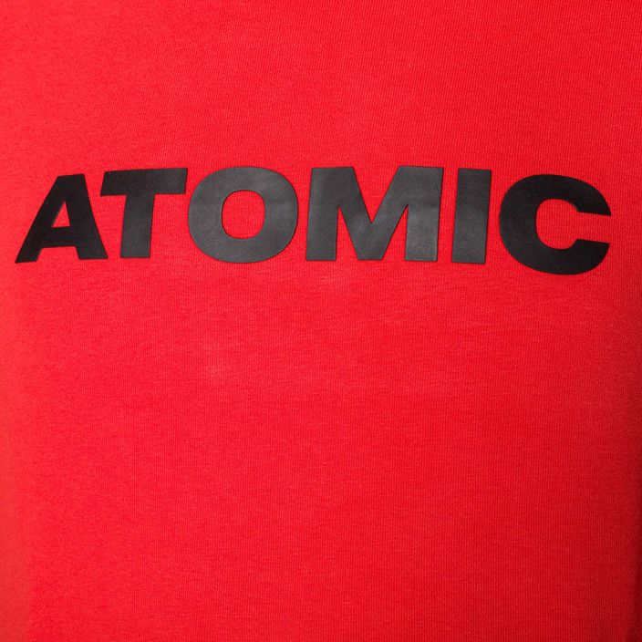 Felpa Atomic RS con cappuccio rosso/marrone 3