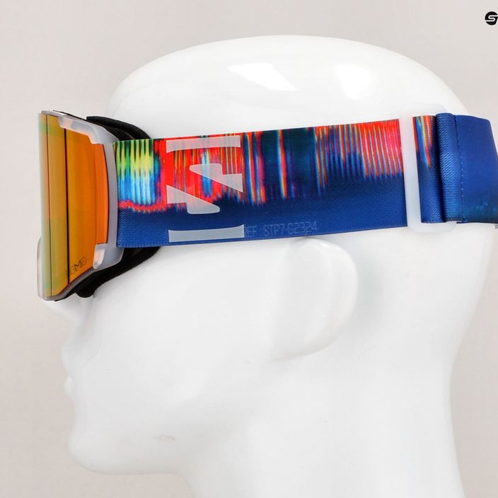 Salomon S View Sigma, occhiali da sci traslucidi frozen/poppy red 10