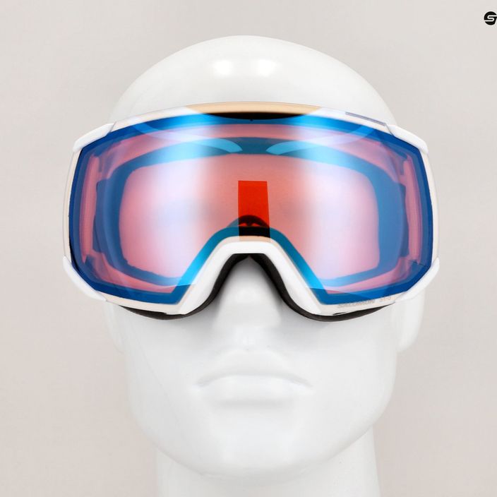 Salomon Radium Photo ML occhiali da sci bianco/blu 10